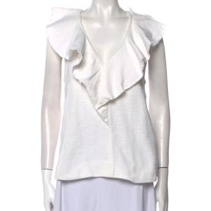 Dorothee Schumacher Blouse With Ruffle & Raw-Edge Accents